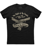 The Right Of The People To Keep And Bear Arms Shall Not Be Infringed T-shirt (O)
