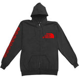 Dazed Zippered Hooded Sweatshirt
