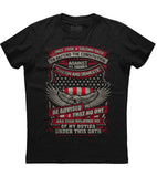 I Once Took A Solemn Oath To Defend The Constitution T-shirt (O)