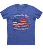 Land Of The Free Because of The Brave T-shirt (O)