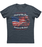Land Of The Free Because of The Brave T-shirt (O)