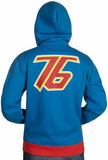 Overwatch Ultimate Soldier 76 Adult Zip Up Hoodie