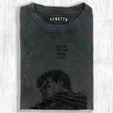 WASHED COTTON BERSERK T-SHIRT Style005
