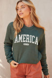 America Est 1776 Graphic Sweatshirt