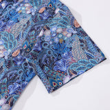 Men's Hawaiian Shirt Floral Pattern Series 2 Print Cotton Button-down Short Sleeve Aloha Shirt