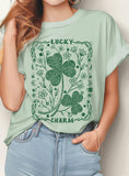 Lucky Charm Clover Graphic Tshirts
