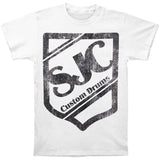 Distressed Shield White T-shirt