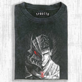 WASHED COTTON BERSERK T-SHIRT Style006
