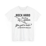 Rock Hard Caulking Services Funny Shirt