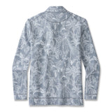 Enchanting Rainforest Half-Zip Sweatshirt (Reversible Wear)