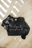 Tailgate Season Mineral Washed Long Sleeve Graphic