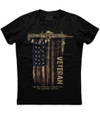 Veteran My Time In Uniform May Be Over But My Watch Never Ends T-Shirt (O)