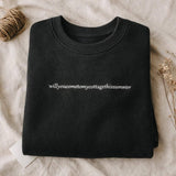 Embroidered Will You Come To My Cottage This Summer Heated