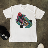 TYLER 'CHERRY BOMB' HEAVY WHITE TEE