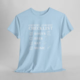 Country Concert Checklist T-Shirt
