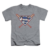 Crossed Bats Childrens T-shirt Style001