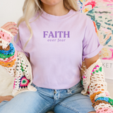 Faith Over Fear Summer 2025 Graphic Tee For Women Bible Vers