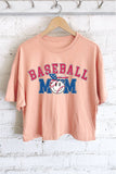 Baseball Mom Graphic Long Crop Top