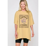 Kindness Is Magic  Vintage Graphic Oversized Tee Unisex T-shirt, Sweatshirt, Hoodie, Long Sleeve Tee