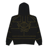 YUGIOH PUZZLE ZIP HOODIE (BLACK)