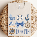 Boatin' Lake Style Graphic Tee