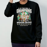 18 Time NBA Champions Boston Celtics Team Signatures shirt