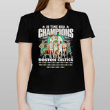 18 Time NBA Champions Boston Celtics Team Signatures shirt