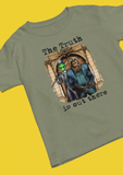 Truth Is Out There Bigfoot T-Shirt - Military Green