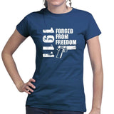1911 Forged From Freedom Ladies T-shirt Style001