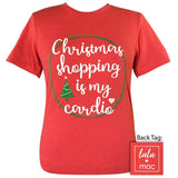 Lulu Mac-Christmas Cardio-Heather Red SS-LM34