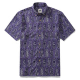 Men's Hawaiian Shirt Capricorn Print Tencelâ„¢ Button-down Short Sleeve Aloha Shirt
