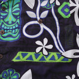 Hawaiian Shirt For Men Vintage TIKI Capitola Breeze Shirt Camp Collar 100% Cotton