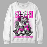 Dunk Low Active Fuchsia DopeSkill Sweatshirt Real Lover Graphic
