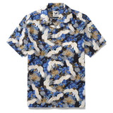 100% Cotton Hawaiian Shirt For Men Crane Camp Collar Shirt Celestial Harmony