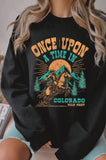 Once Upon A Time in Colorado Graphic Brushed Sweatshirts