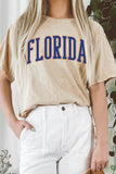 Florida Puff Mineral Graphic Long Crop Top