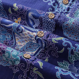 Hawaiian Shirts For Men Phoenix Shirt 100% Cotton Blue Aloha Shirt Reborn Phoenix