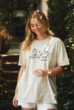 It's A Love Without End Oversized Graphic Top