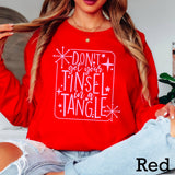 Tinsel in A Tangle Christmas 2025 Long Sleeve Shirt | Gildan