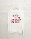 Mississippi State Bulldogs Spirit White Thrifted Sweatshirt