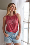 Lake Life Is the Best Life Mineral Graphic Tank Top