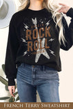Angels Rock and Roll Forever Graphix Terry Sweatshirts