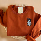 Halloween Ghost Sweatshirt, Spooky Season Sweatshirt