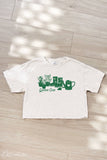 Garden Club Cropped Mineral Graphic Top