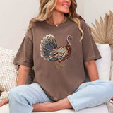 Faux Rhinestone Turkey Tee
