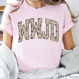 Wwjd Camo  Christian Graphic Tee  | Bella Canvas