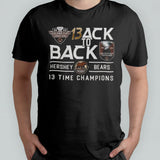 2024 Calder Cup Champions Back To Back Hershey Bears 13 Time Champions T-shirt