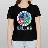 2024 Dallas Sports Teams Logo Cowboys, Mavericks, Stars And Rangers Shirt