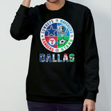 2024 Dallas Sports Teams Logo Cowboys, Mavericks, Stars And Rangers Shirt