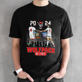 2024 Final Four Dj Burns Jr And Aziaha James Nc State Wolfpack Signatures Shirts